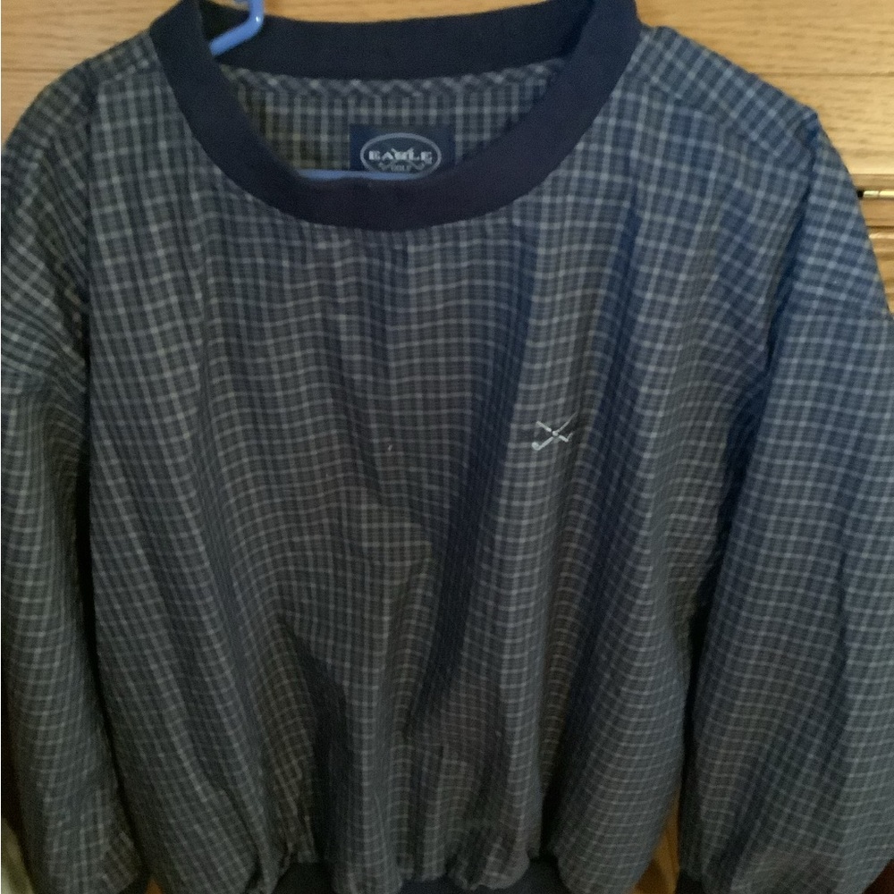 Eagle Golf Plaid Long Sleeve Shirt Sku237